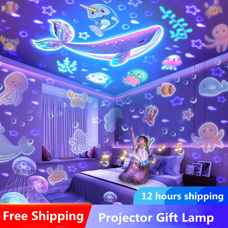 Planetarium Projector Home - Rotating Sky Moon Lamp Galaxy Lamp
