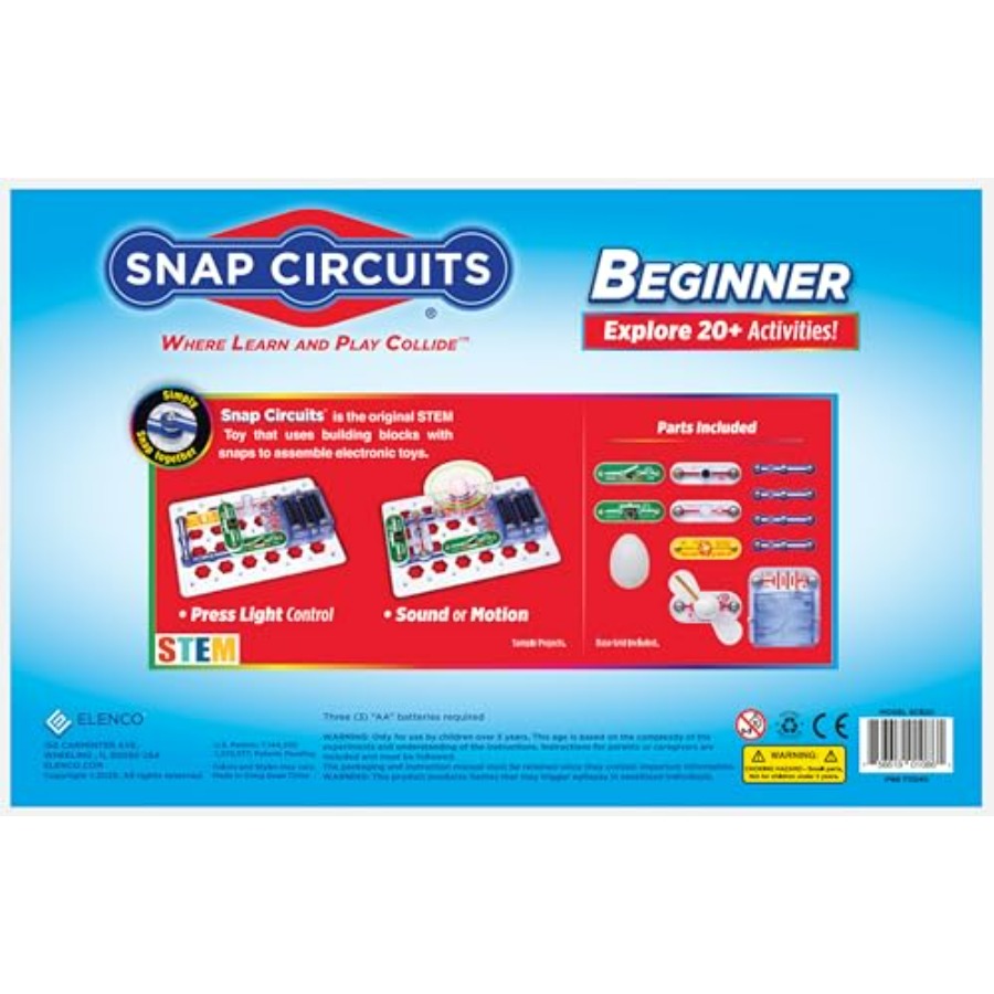 Snap Circuits Beginner, Electr - đánh giá và giá Circuit Snap Kit