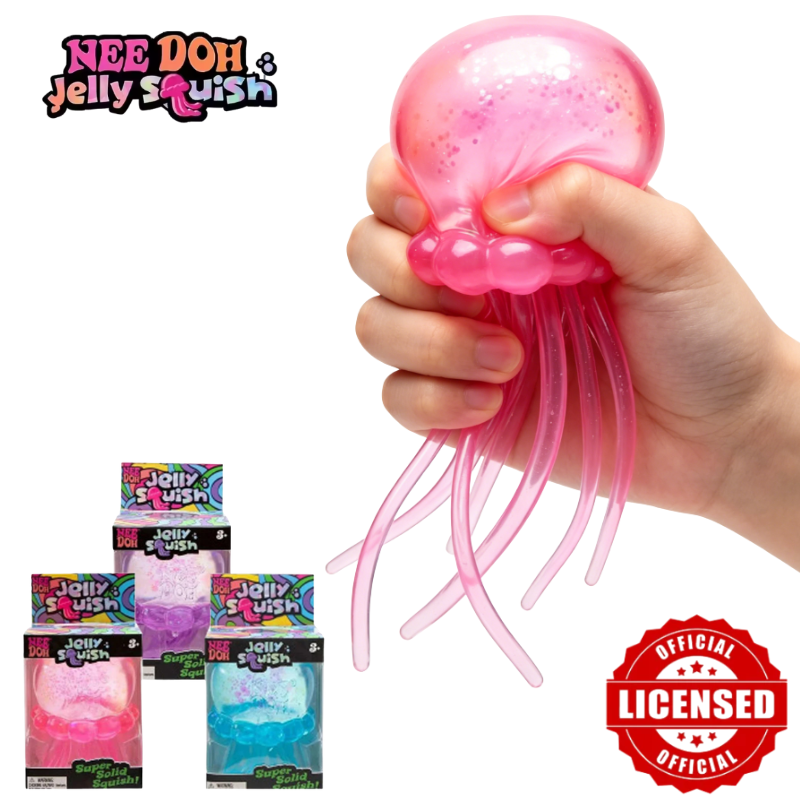 Needoh Glow Jellyfish Squishy  - đánh giá và giá Crystal Growing Kit