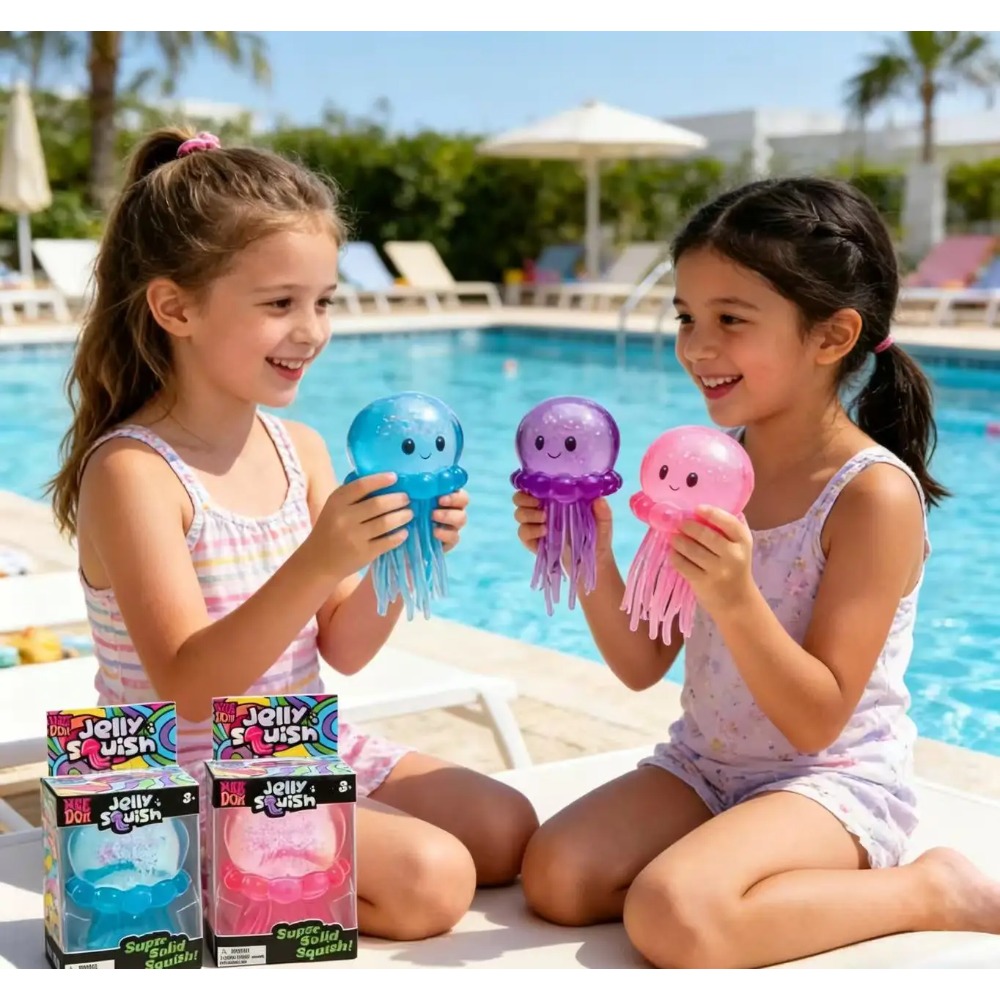 Needoh Fuzz Ball Jellyfish Squ - đánh giá và giá Crystal Growing Kit