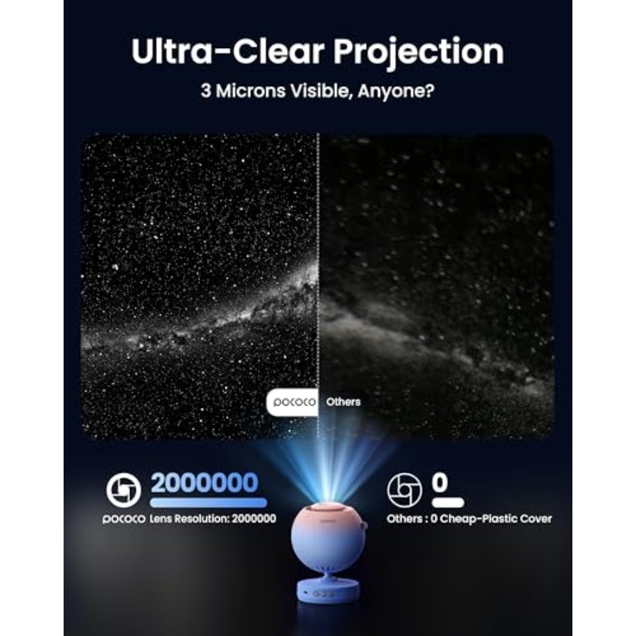 Galaxy Star Projector for Bedr - đánh giá và giá Planetarium Projector Home