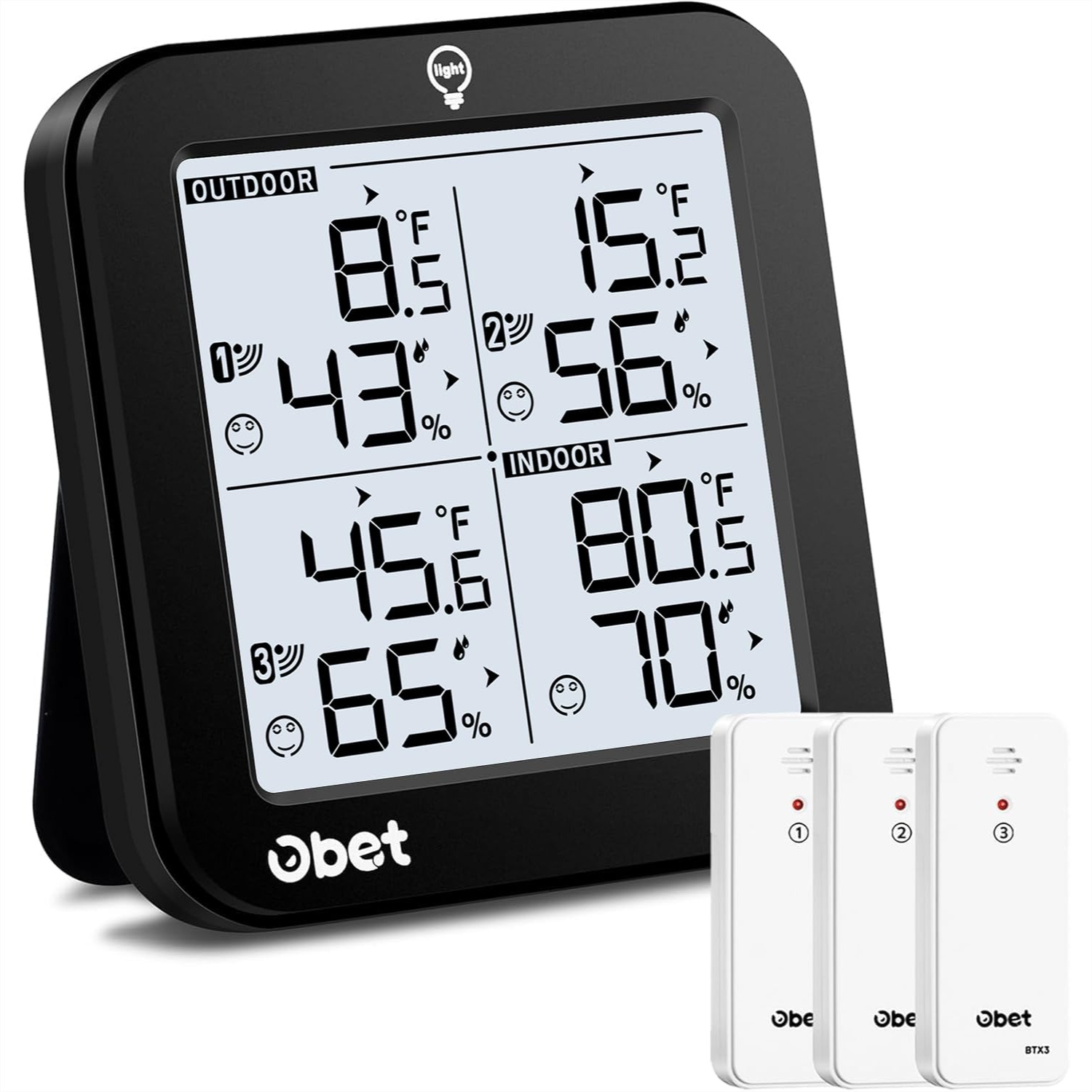 Wireless Weather Station with  - đánh giá và giá Weather Station Indoor