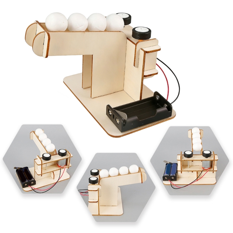 Wooden Automatic Ball Launchin - đánh giá và giá Science Project