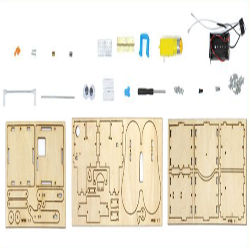 Wooden Assemble DIY Robot Eati - đánh giá và giá Science Project