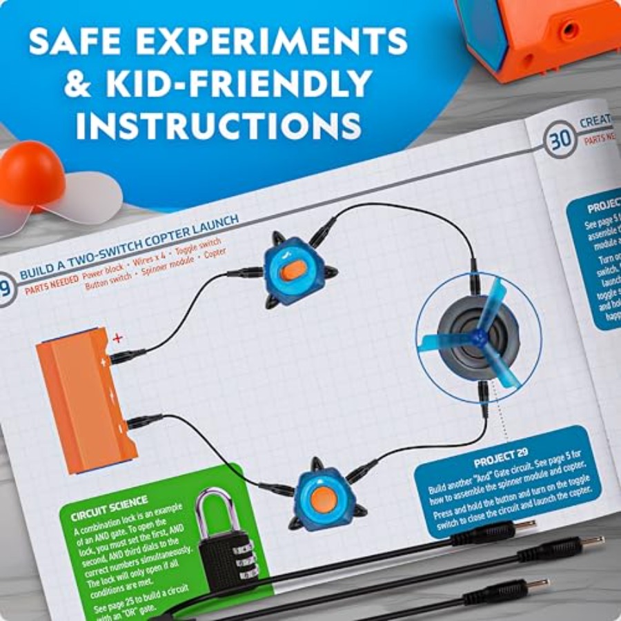 STEM education circuit maker k - đánh giá và giá Circuit Snap Kit
