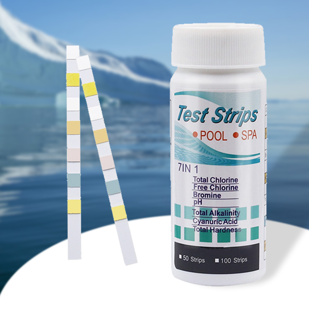 7 in 1 Swimming Pool PH Test P - đánh giá và giá Ph Strip Test