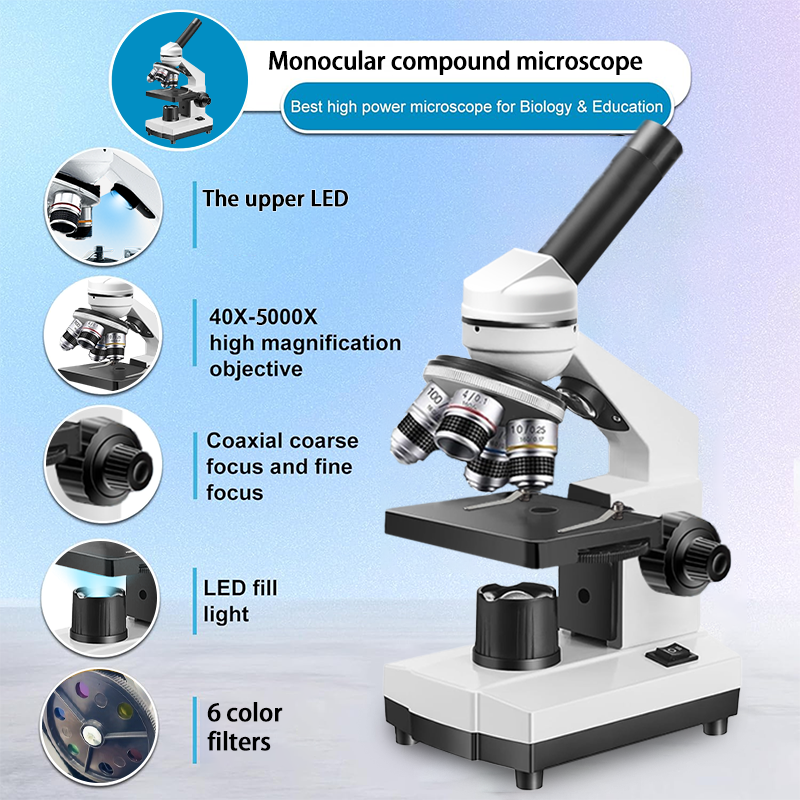 40X-5000X Compound Monocular M - đánh giá và giá Microscope Compound 40X