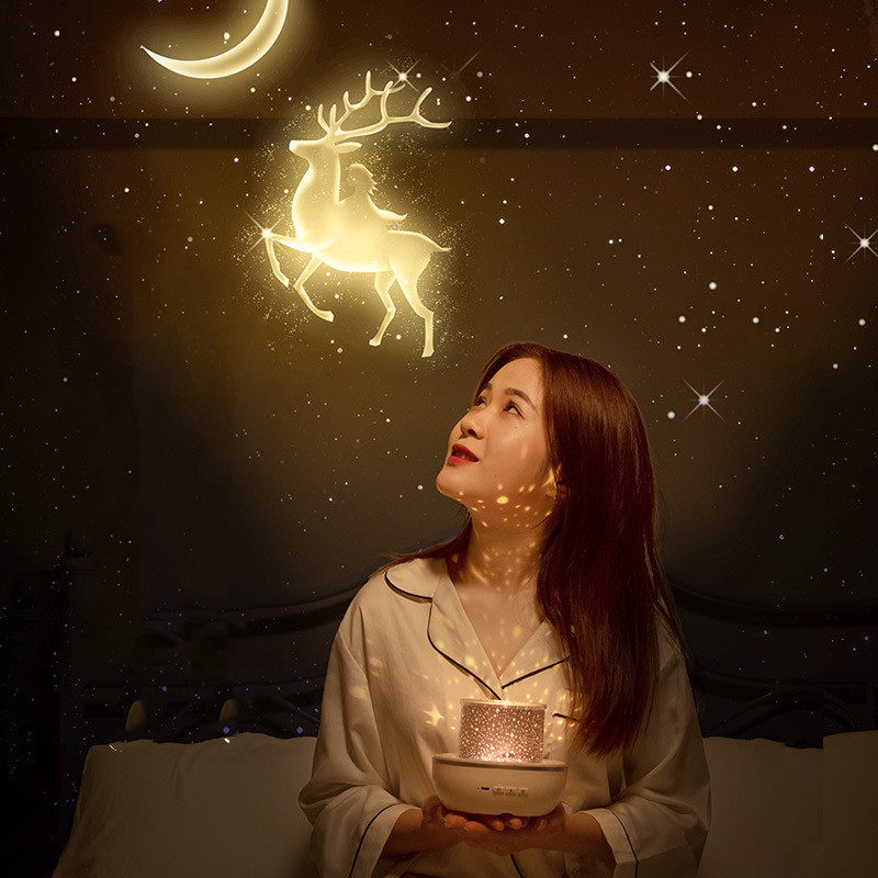 Rotating Sky Moon Lamp Galaxy  - đánh giá và giá Planetarium Projector Home