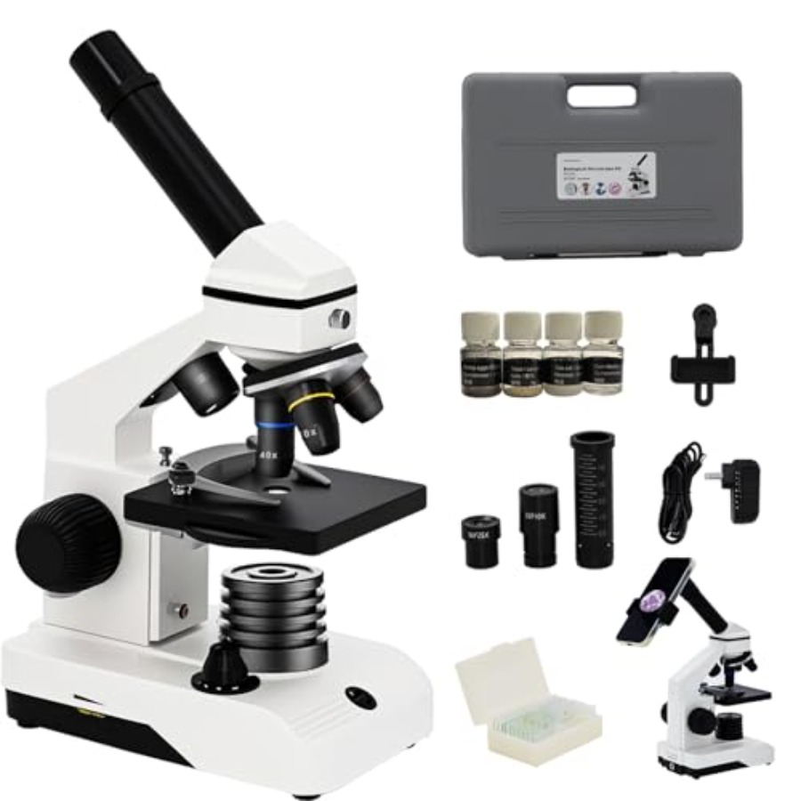 M2 Dual Power Supply Compound  - đánh giá và giá Microscope Compound 40X