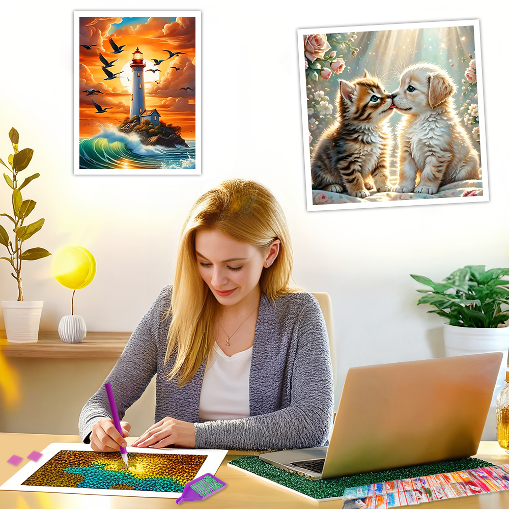 EverShine DIY Diamond Embroide - đánh giá và giá Volcano Kit Eruption