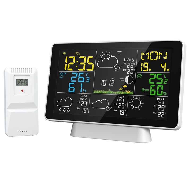 AEE8-LCD Weather Station Wirel - đánh giá và giá Weather Station Indoor