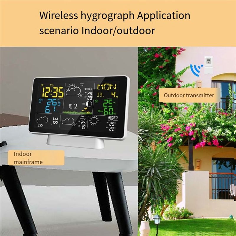 AEE8-LCD Weather Station Wirel - đánh giá và giá Weather Station Indoor