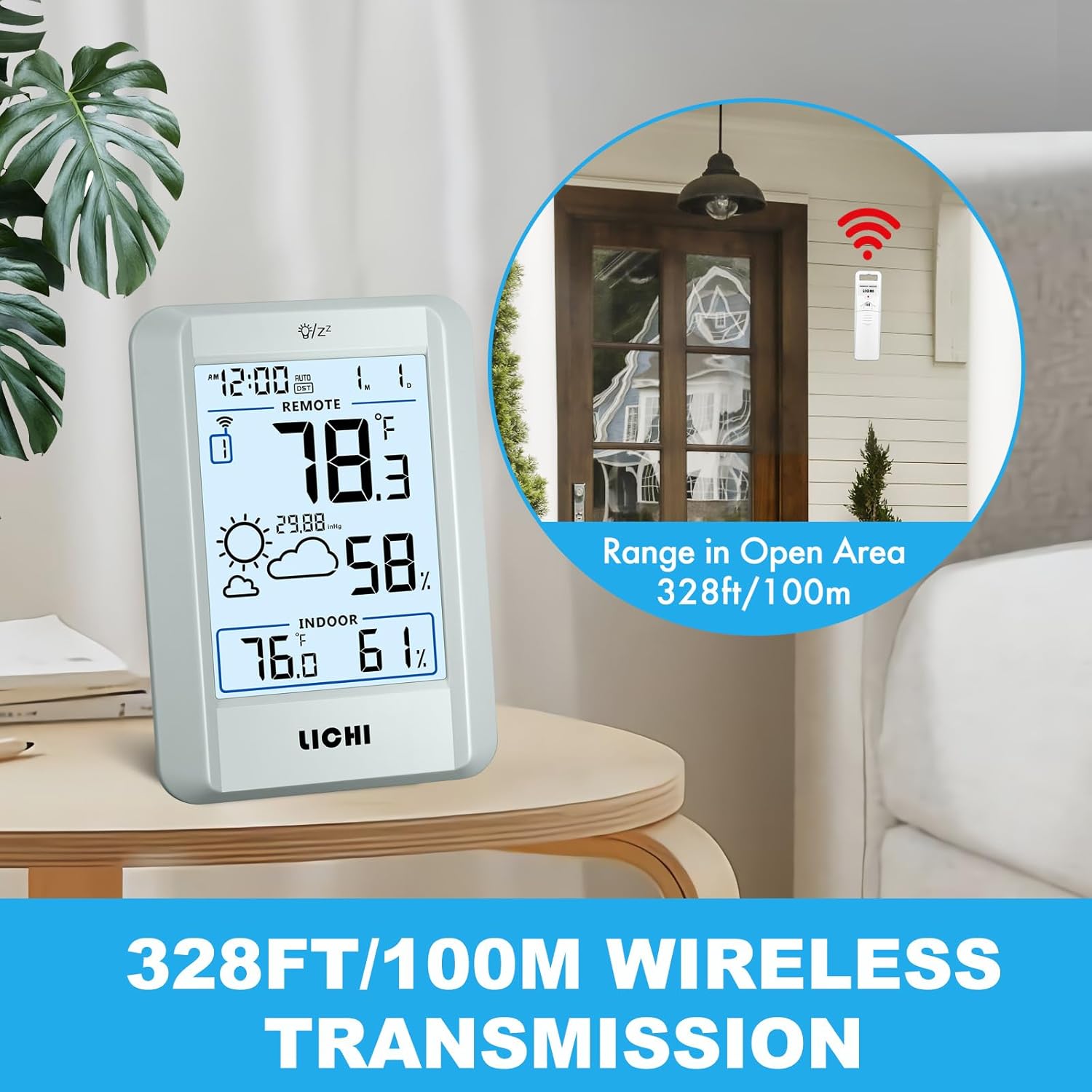 Wireless Weather Station Indoo - đánh giá và giá Weather Station Indoor