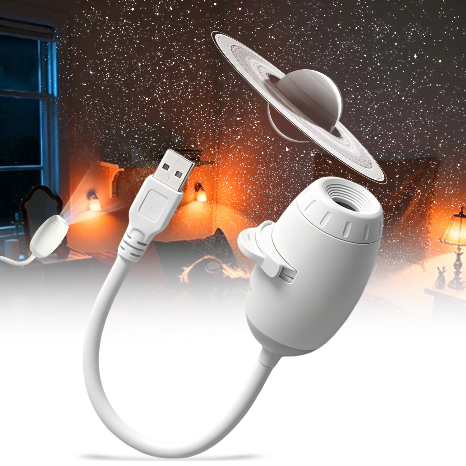 Mini Galaxy Star Projector Two - đánh giá và giá Planetarium Projector Home